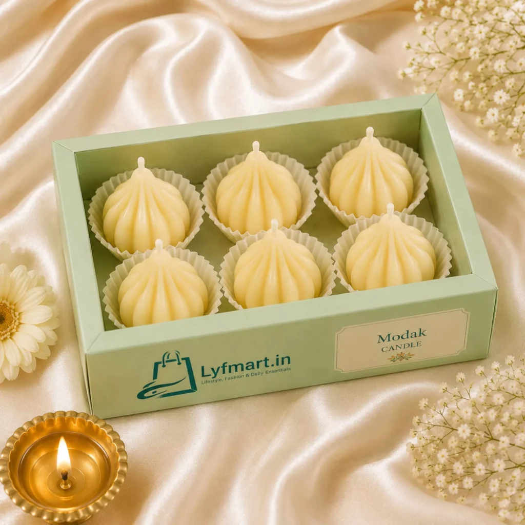 Lyfmart Modak Candle set of 6